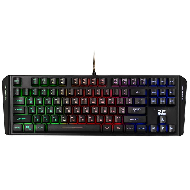 Клавиатура 2E Gaming KG355 LED Ukr Black (2E-KG355UBK)