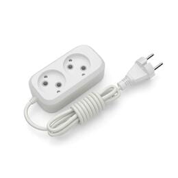 Купити Подовжувач блоковий (ABS) Electrum 2 гнізда 5м C-ES-1784 Подовжувач блоковий (ABS) Electrum 2 гнізда 5м C-ES-1784