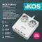 Фото - Сетевой фильтр-удлинитель IKOS F24S-U White (0005-CEF) | click.ua