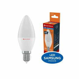 Лампа светодиодная свеча Electrum 6W E14 4000K (A-LC-0725)
