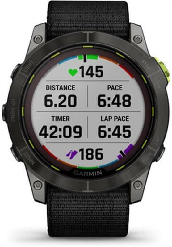 Смарт-часы Garmin Enduro 2 Sapphire Carbon Gray DLC Titanium with Black ...