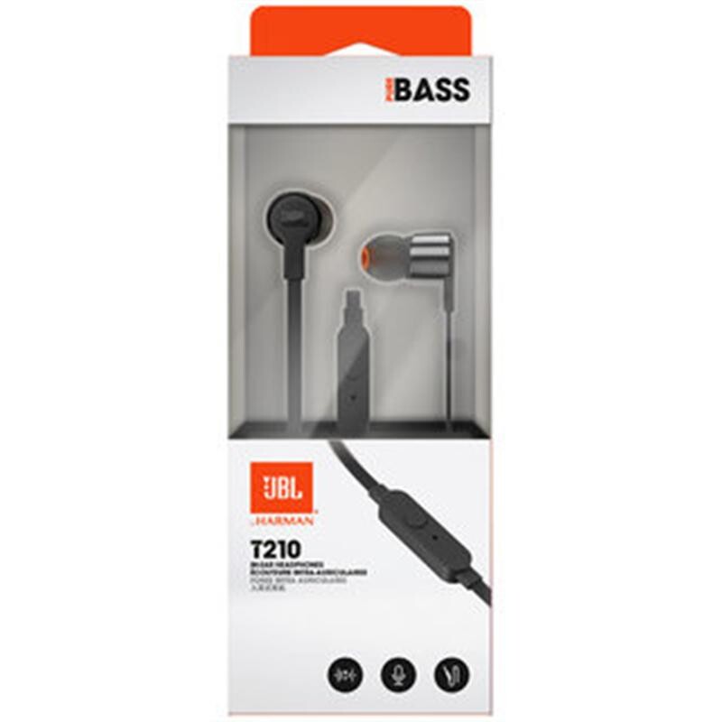 Гарнитура JBL T210 Black (JBLT210BLK)
