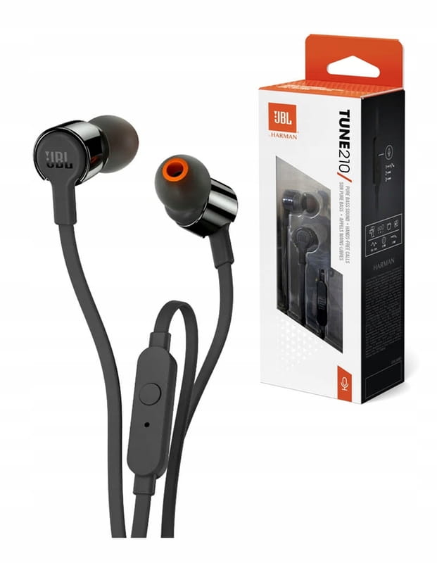 Гарнитура JBL T210 Black (JBLT210BLK)