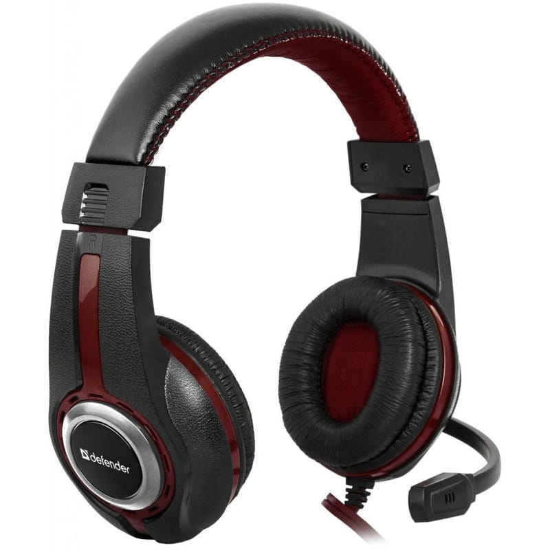 Гарнитура Defender Warhead G-185 Black-Red (64106)