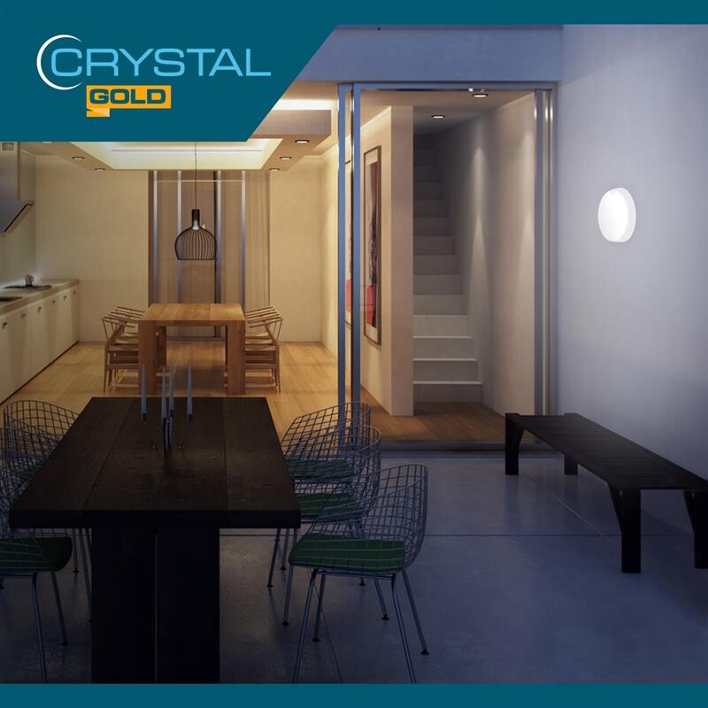 Светильник настенно-потолочный светодиодный CRYSTAL GOLD 15W KORAL DNL-030