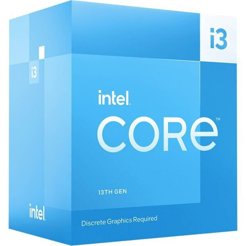 Процессор Intel Core i3 13100F 3.4GHz (12MB, Raptor Lake, 58W, S1700) Box (BX8071513100F)