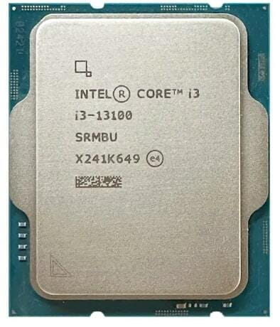 Процессор Intel Core i3 13100 3.4GHz (12MB, Raptor Lake, 60W, S1700) Box (BX8071513100)