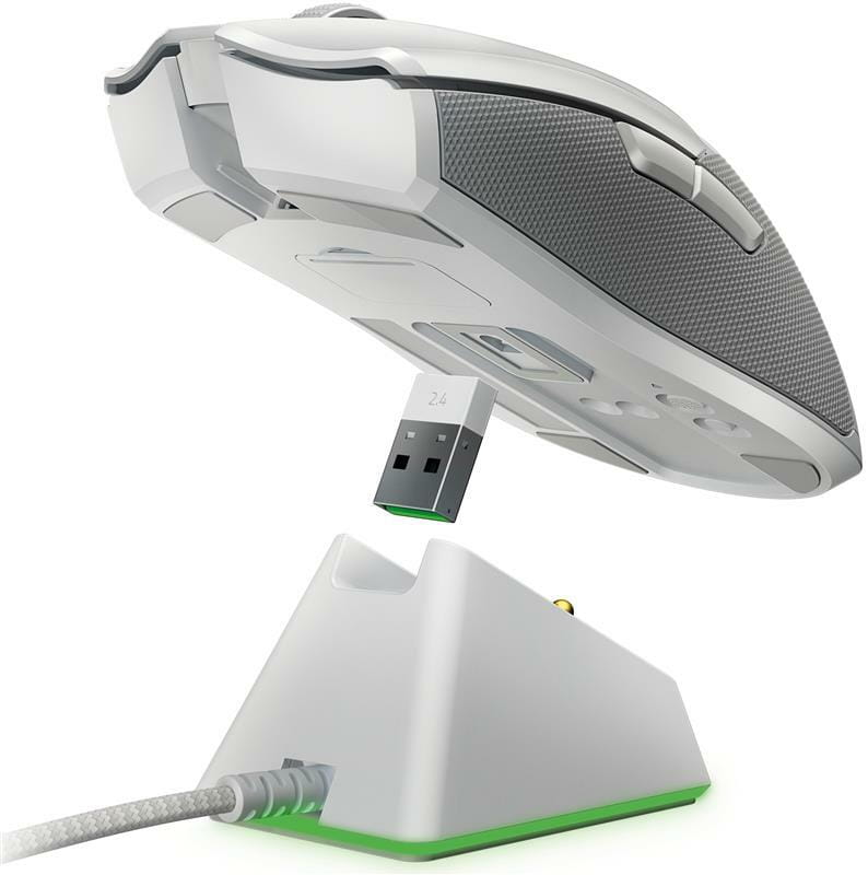 Мышь Razer Viper Ultimate Wireless & Mouse Dock Mercury (RZ01-03050400-R3M1) Wireless+USB