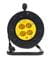 Фото - Удлинитель на катушке PowerPlant JY-2002/25 (PPRA10M250S4) 4 розетки, 25 м, черно-желтый | click.ua