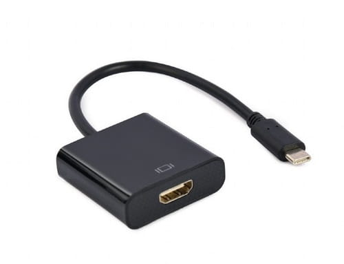 Фото - Кабель Cablexpert Адаптер  USB Type-C - HDMI (M/F) Black  A-CM-HDMI (A-CM-HDMIF-04)
