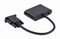 Фото - Адаптер Cablexpert VGA - HDMI+VGA (M/F), 0.15 м, Black (A-VGA-HDMI-02) | click.ua