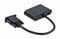 Фото - Адаптер Cablexpert VGA - HDMI+VGA (M/F), 0.15 м, Black (A-VGA-HDMI-02) | click.ua