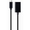 Фото - Адаптер Cablexpert USB Type-C - DisplayPort (M/F), 0.15 м, чорний (A-CM-DPF-02) | click.ua