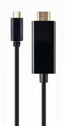 Кабель Cablexpert USB Type-C - HDMI (M/M), 2 м, черный  (A-CM-HDMIM-01)