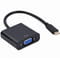 Фото - Адаптер Cablexpert USB Type-C - VGA (M/F), 0.15 м, чорний (A-CM-VGAF-01) | click.ua