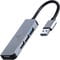Фото - Концентратор USB Cablexpert 1хUSB3.1, 3хUSB2.0, металл, Grey (UHB-U3P1U2P3-01) | click.ua