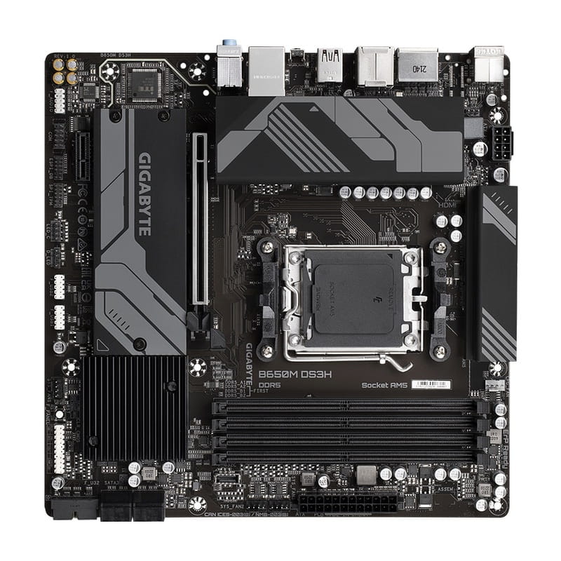 Материнская плата Gigabyte B650M DS3H Socket AM5