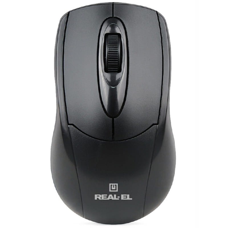 Мышь REAL-EL RM-207 Black (EL123200015)