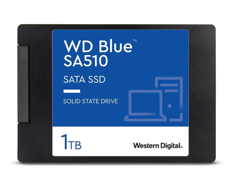 Накопитель SSD 1TB WD Blue 2.5" SATAIII 3D TLC (WDS100T3B0A)