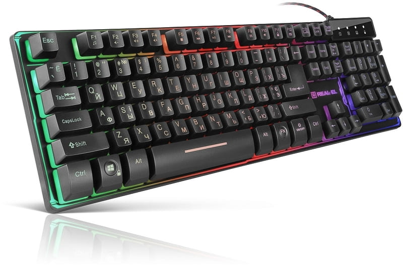 Клавиатура REAL-EL Gaming 8700 Black