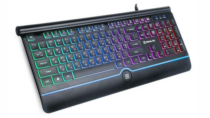 Клавиатура REAL-EL Comfort 8000 Backlit Ukr Black