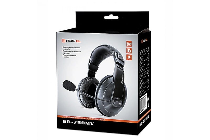 Гарнитура REAL-EL GD-750MV Black