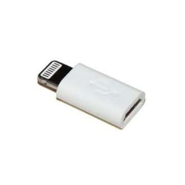 Фото - Кабель Sumdex Перехідник  micro USB - Lighting (F/M), White  ADP-1001W (ADP-1001WT)