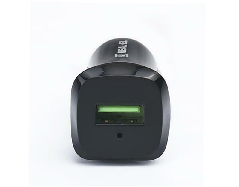 Автомобильное зарядное устройство REAL-EL CA-30 QC3.0 (1USBx3A) Black/Grey