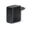 Фото - Мережевий зарядний пристрій REAL-EL CH-350 QC3.0 (2USB, 3A) Black | click.ua