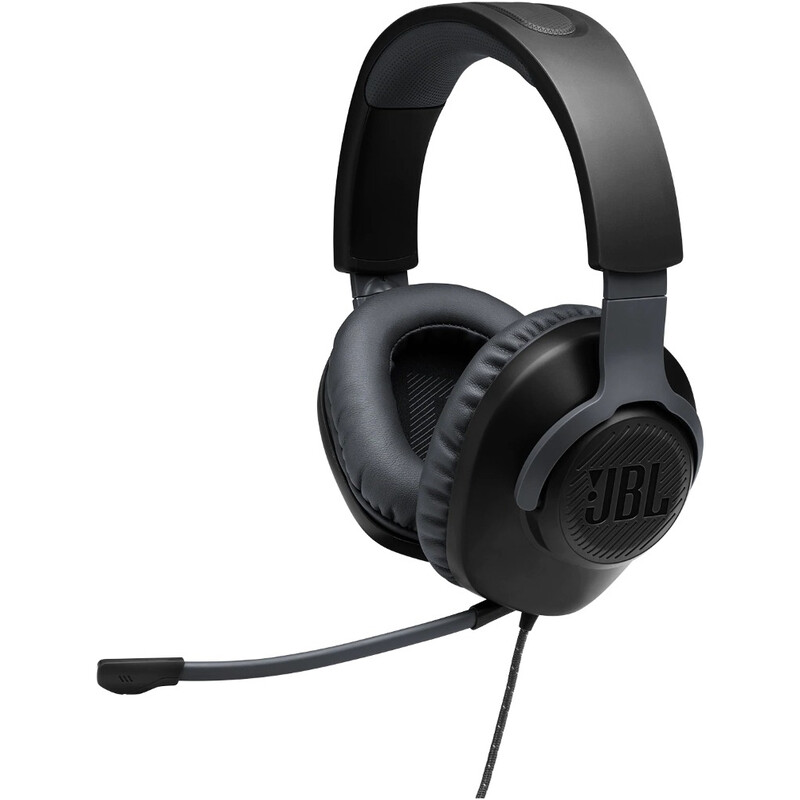 Гарнiтура JBL Quantum 100 Black (JBLQUANTUM100BLK)