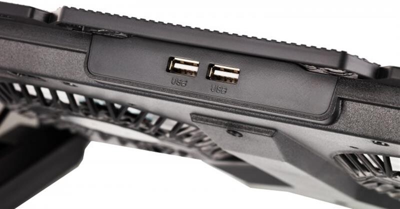 Охлаждающая подставка для ноутбука 2E Gaming 2E-CPG-006 Black