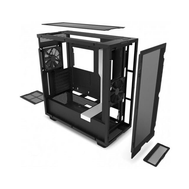 Корпус NZXT H7 Flow White/Black (CM-H71FG-01) без БП