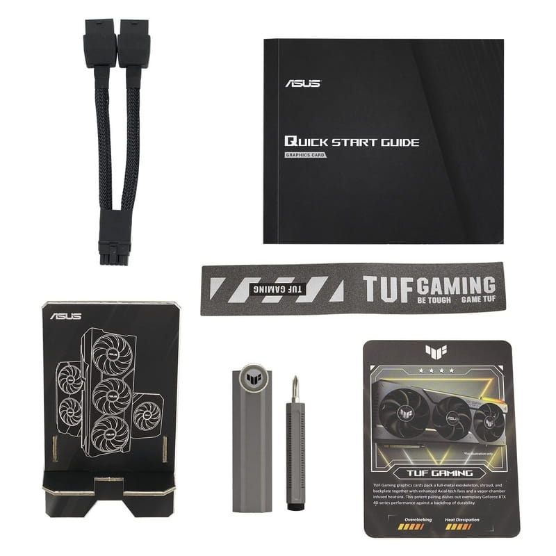 Відеокарта GF RTX 4070 Ti 12GB GDDR6X TUF Gaming OC Asus (TUF-RTX4070TI-O12G-GAMING)