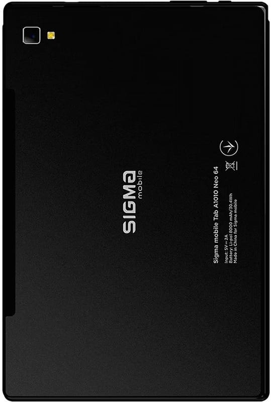 Планшет Sigma mobile Tab A1010 Neo 4/64GB 4G Dual Sim Black+чохол-книжка