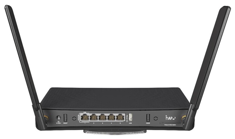 Беспроводной маршрутизатор MikroTik hAP AX3 (C53UiG+5HPaxD2HPaxD)
