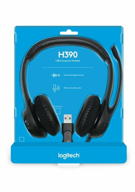 Гарнитура Logitech H390 USB (981-000406)