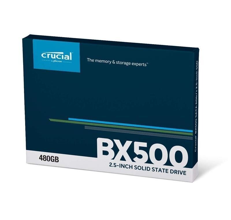 Накопитель SSD 240GB Crucial BX500 2.5" SATAIII 3D NAND TLC (CT240BX500SSD1)