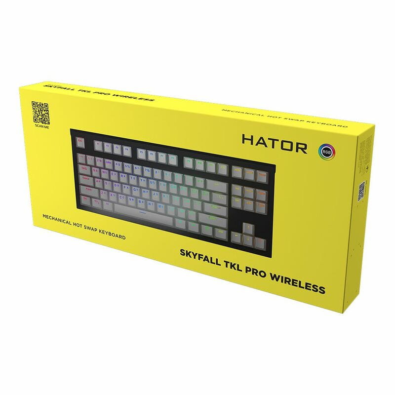 Клавиатура беспроводная Hator Skyfall TKL Pro Wireless Mint (HTK-667)