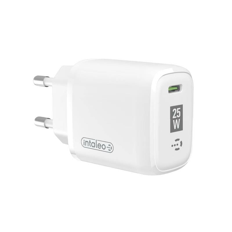 Сетевое зарядное устройство Intaleo TCGQPD125 (1USBx3A) White (1283126538827)