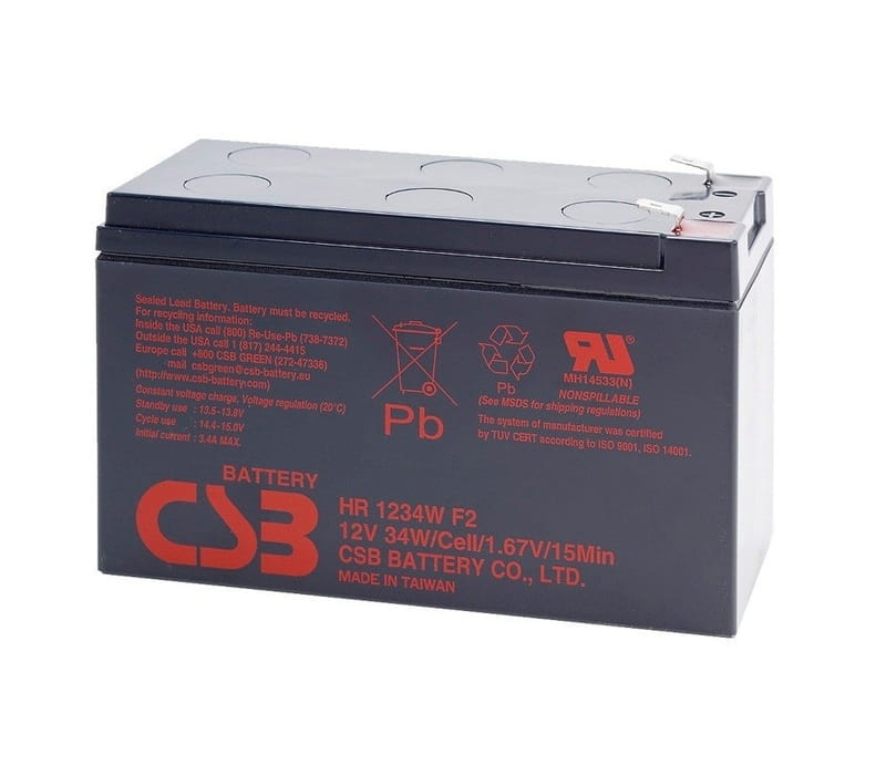 Акумуляторна батарея CSB 12V 9AH (HR1234WF2/04410) AGM
