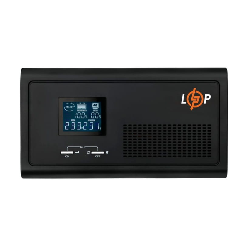 Джерело безперебійного живлення LogicPower LPE-B-PSW-430VA+ (300Вт)1-15A, з правильною синусоїдою 12V