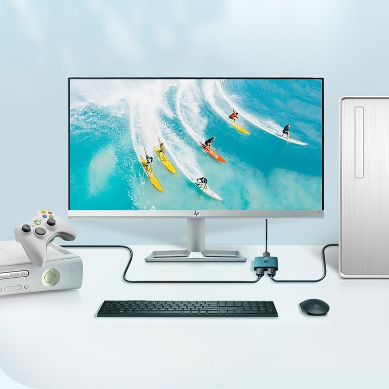 Сплиттер HP HDMI 1.4 UHD 4K/30Hz 3D, HDCP,1080P 1*2 (DHC--HD01v)