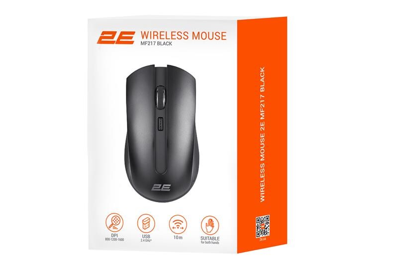 Миша бездротова 2E MF217 WL Black (2E-MF217WB)