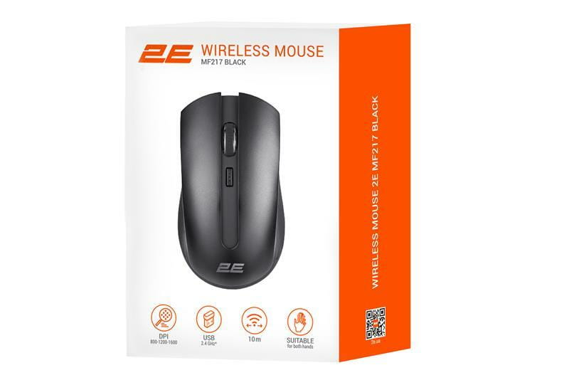 Миша бездротова 2E MF217 WL Black (2E-MF217WB)