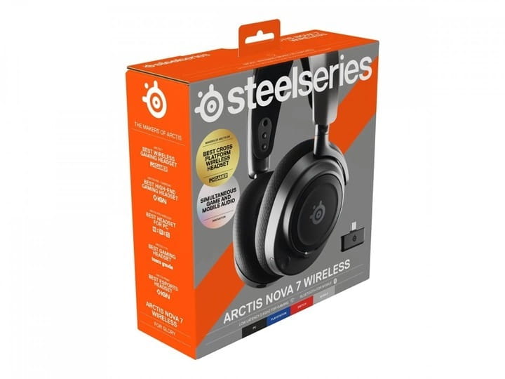 Bluetooth-гарнітура SteelSeries Arctis Nova 7 Black (SS61553)