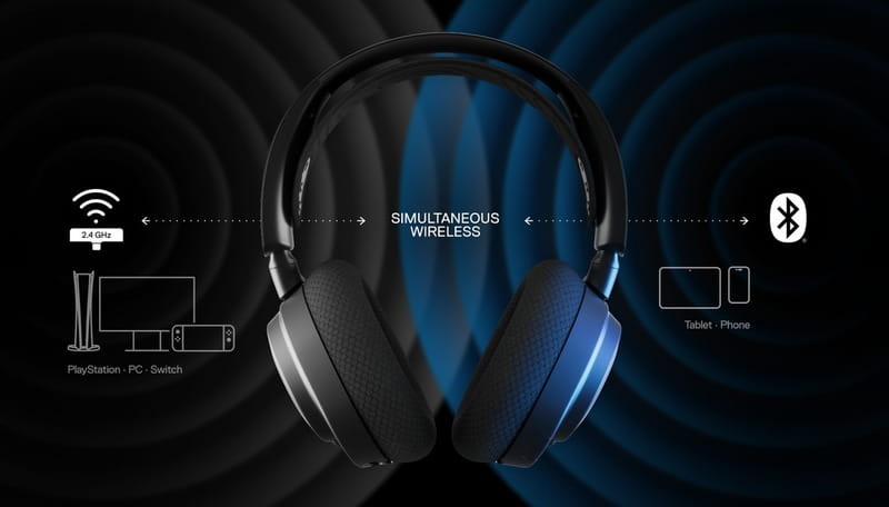 Bluetooth-гарнітура SteelSeries Arctis Nova 7 Black (SS61553)