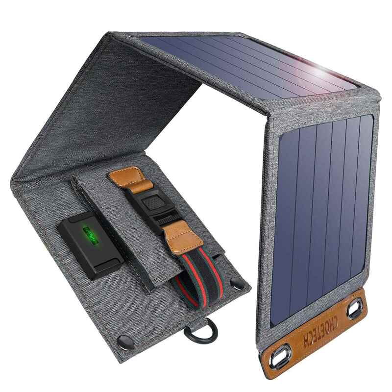 Солнечное зарядное устройство Choetech 14W Foldable Solar charger Panel (SC004)