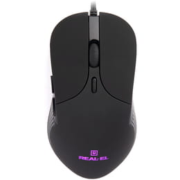 Мышь REAL-EL RM-295 Black (EL123200031)