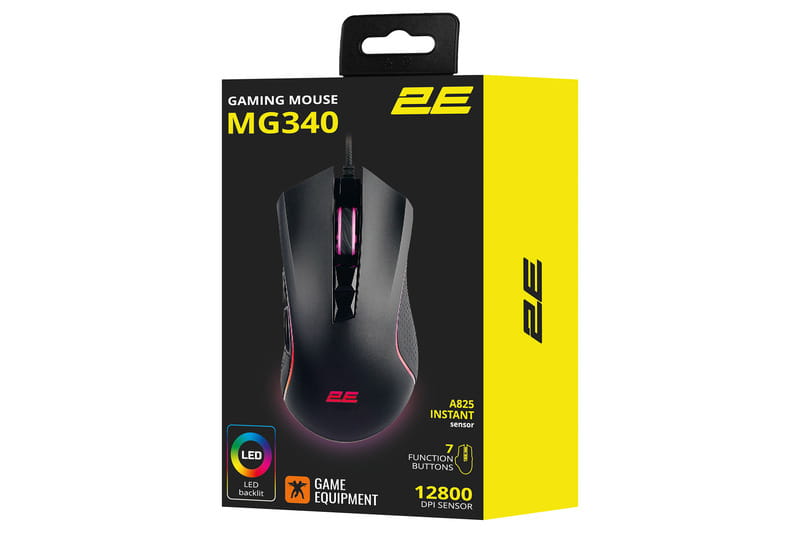 Мышь 2E Gaming MG340 RGB USB Black (2E-MG340UB)