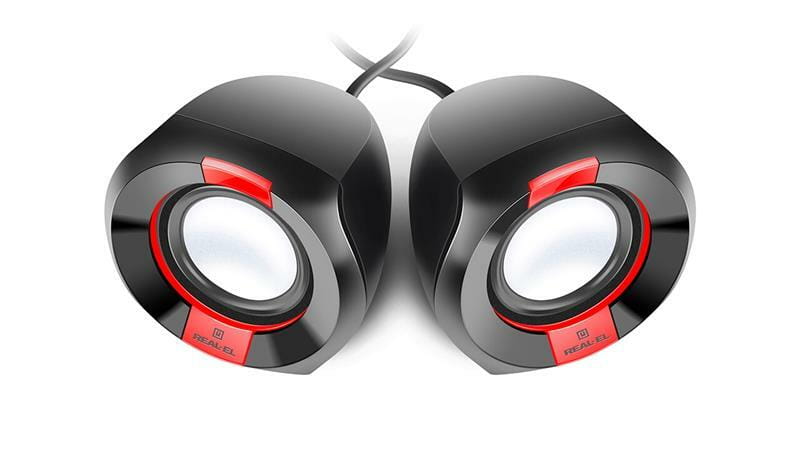 Акустическая система REAL-EL S-50 Black/Red